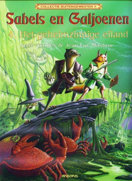 Cover:
Sabels en galjoenen 4 Het geheimzinnige eiland
