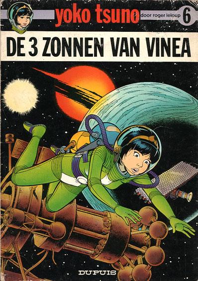 Cover:
Yoko Tsuno 6 De 3 zonnen van Vinea
