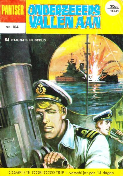 Cover:
Pantser 104 Onderzee&euml;rs vallen aan
