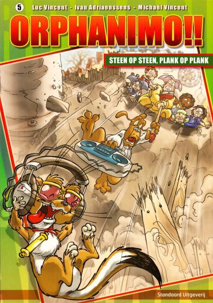 Cover:
Orphanimo!! 5 Steen op steen, plank op plank
