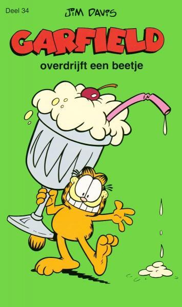 Cover:
Garfield (Gekleurd/Loeb/De Leeuw/Boemerang) A34 Garfield overdrijft een beetje

