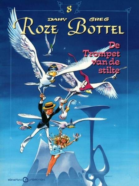 Cover:
Roze Bottel 8 De trompet van de stilte
