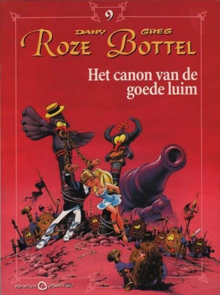 Cover:
Roze Bottel 9 Het canon van de goede luim
